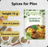 Imported Russian Spices for Plov – Authentic Central Asian Seasoning Pilaf Spice Blend (Pack of 5) – Natural Seasoning s for Cooking Plov, 15g Per...