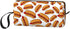 Fun Hot Dog Food Pattern Makeup Bag Organizer Small Cosmetic Bags Portable Travel Toiletry Bag With Handle Simple Accessories Storage Zipper Pouch...