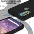 TJS Compatible for Wiko Voix Phone Case, Dual Layer Hybrid (Magnetic Mount Friendly) Shockproof Drop Protection Impact Phone Cover Case for Wiko V...