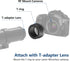 Lightdow T2-RF T Mount Camera Lens Adapter T-Ring M42x0.75mm for Canon R3 R5 R6 R7 R8 R10 R50 R100 etc...