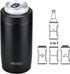 Morefeel 4-in-1 Skinny Can Cooler Double Wall Stainless Steel Insulated Can Holder, Works With 12 Oz Slim Can,Standard Cans,Beer Bottles & As Pint...