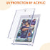4Pcs Magnetic Card Holders for Trading Card, Baseball Card Protectors with 4 Stands, 35pt Acrylic Hard Card Sleeves Case for Sports Cards, MTG Car...