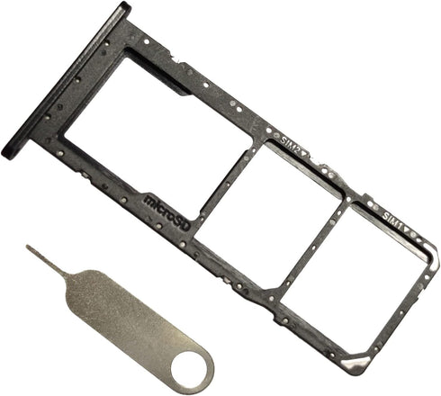 a02S Dual SIM Card Holder Replacement Tray for Samsung Galaxy A02S a025 2021 6.5 Inches -Black...
