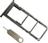 a02S Dual SIM Card Holder Replacement Tray for Samsung Galaxy A02S a025 2021 6.5 Inches -Black...