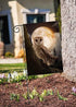 Fantasy Misty Forest Tree Owl Bird Full Moon Night Garden Yard Flag 12"x 18" Double Sided Polyester Welcome House Flag Banners for Patio Lawn Outd...