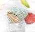 Gyn&Joy Golden Tone Blue Enamel Rhinestone Conch Ocean Sea shell Brooch Pin...