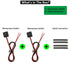 2pcs Momentary Switch 12V 24V Mini Momentary Push Button Switch, 20 Inch Prewired Mini Momentary Surface Mount Switch with Cover, Small Momentary ...