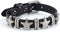 Jeilwiy Punk Leather Wristbands for Men Bracelets Handmade Wide Cuff Bangle Braided Jewelry Black Brown Adjustable - Punk Father's Gifts...