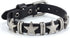 Jeilwiy Punk Leather Wristbands for Men Bracelets Handmade Wide Cuff Bangle Braided Jewelry Black Brown Adjustable - Punk Father's Gifts...