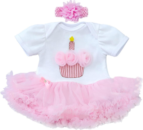 MAIHAO Reborn Baby Dolls Clothes for 17-22 Inch Newborn Baby Doll Girl, Baby Doll Clothes Outfit Accessories fit 17-22 Inch Baby Doll Girl (Pink C...