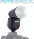 Godox AK-R11 Diffuser Dome for Godox V1 V1pro V100 Round Head Flash for Godox AD100Pro / H200R...