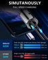 USB C Car Charger, 60W 2-Port Super Fast Car Charger Adapter, QC30W with 4ft 30W Super Fast Type C Cable Car Charger Fast Charging for Galaxy S24 ...