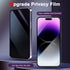 YMHML 2 Pack iPhone 14 Pro Privacy Screen Protector + 2 Pack Camera Lens Protector, Anti Spy Tempered Glass Privacy Screen for iPhone 14 Pro (6.1 ...