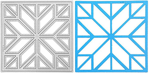 Metal Hollow Geometric Cutting Dies,Square Die Cuts Embossing Stencils Template Mould for Card Scrapbooking and DIY Craft Album Paper Card Decor...