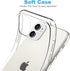 Compatible with iPhone 11 Case, Clear TPU Phone Cases Shockproof Bumper Cover Anti-Scratch Protective Slim Thin Crystal Phone Case for 11 6.1inch...