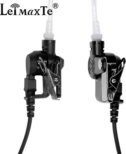 RDM2070D Earpiece for Motorola,Compatible CLS1110 CLS1410 CP185 CP200D RDU4100 2 Way Radio Headset with Mic PTT 2 Pin FBI Security Acoustic Tube S...