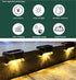 ?4Pack? Solar Ground Lights, 8LED Solar Powered Disk Lights Outdoor Waterproof Garden Light ?Landscape ?Lighting for? Yard Deck?Lawn?Patio Pathway...