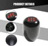 1 PC Car Shift Knob, Alloy Rounded Easy-Grip Shifter with 3 Adapters, with 5 Speed Shift Digital Identification Shift Knob Replacement, Universal ...
