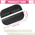 2PCS Car Rearview Mirror Rain Visor, Snap-On Side View Mirror Rain Eyebrow, Waterproof Flexible, Car Exterior Trim Accessories for Universal for C...