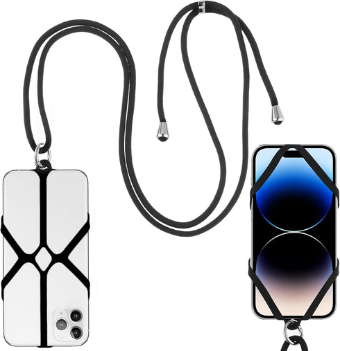 Giantree Phone Lanyard, 160cm Universal Mobile Phone Lanyards for The Neck Mobile Phone Neck Strap Silicone Mobile Phone Chain for Hanging Mobile ...