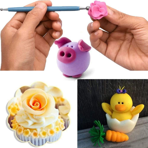 ABenkle 10Pcs Dotting Tools Ball Styluses for Rock Painting, Pottery Clay Modeling Embossing Art Mandala...