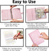 AUSTARK 100 Envelopes Money Saving Challenge, A5 Cash Saving Binder with 100 Envelopes & Tracker to Save $5050 (Pink)...