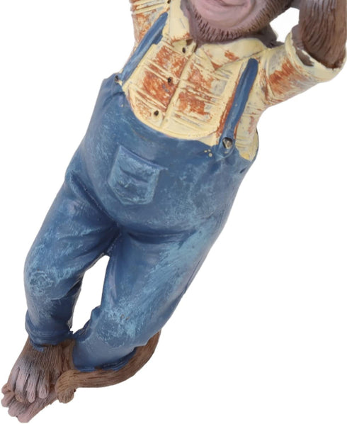 TOPINCN Swinging Monkey Outdoor Statue Ceremony Supplies Unity Candles Ornament, Tree Hanging Sculpture Animal Figurines for Garden Lawn Patio Yar...