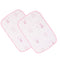 2pcs Pack Monvecle Baby Infant Waterproof Cotton Changing Pads Washable Resuable Diapers Liners Mats, Pink Bear-2pcs Medium 28" x 20"...