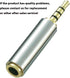 Adhiper 2.5mm Male to 3.5mm Female Audio Adapter Gold Plated Aux Auxiliary Plug Splitter 3 Ring Jack Support Converter Headphone Earphone Headset ...