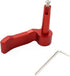 Thumb Throttle Lever Anti-slip CNC Aluminum Control Replacement Compatible with Polaris Scrambler Sportsman 550/570/850/1000 2009-2018 (Red)...