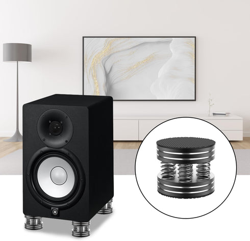 Tertullus Speaker Spikes 4PCS Hifi Spring Speaker Isolation Feet, Aluminum Non-Slip Shockproof Turntable Stand Feet for Audio,Speakers, Subwoofers...