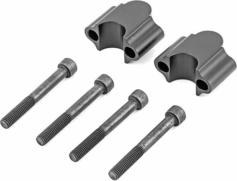 Matt Black 7/8" Handlebar Risers 30mm Height Mount Clamp Kit Compatible with Motorcycle ATV Kawasaki Honda Suzuki Yamaha Dirt Bike...