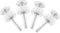 4 Pack Baby Gate Threaded Spindle Rod M10 (10mm) Baby Gate Screw Replacement Hardware Parts Kit for Pressure Mounted Baby & Pet Safety Gates & Sta...