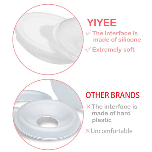 Breast Shells Milk Saver for Breastfeeding, 2 Pack BPA Free Breast Shield Nursing Cups Protect Sore Nipples Breast Milk Collection Shells...