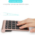 Gugxiom Bluetooth Number Pad,Bluetooth 5.0 Number Pad with Shortcut Keys,22 Keys Portable Financial Accounting Extensions 10 Keys for Laptop Deskt...