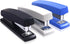 Desktop Staples, 4.8 Inch Labor Saving Black Stapler for 20 Sheets Capacity with 500 Pcs No.12 Staples (Black)...