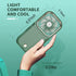 Handheld Quiet Mini Fan,Portable Foldable Desk Fan with 3000mHA Battery Powered and Rechargeable 3 Speed Portable Small Fan for Outdoor Camping, C...