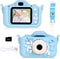 Kids Camera, Kids Selfie Camera with Unicorn Silicone Cover, Digital Camera with Photo Stickers and Puzzle Games, Boys and Girls Gifts, with 32GB ...