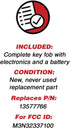 KeylessOption Keyless Entry Remote Control Car Key Fob Replacement for Suburban Tahoe M3N-32337100 (Pack of 2)...
