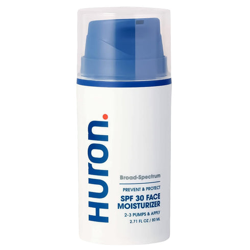 Huron SPF Face Moisturizer - SPF 30 Face Lotion - Broad Spectrum Formula - Moisturizes & Protects Your Skin - Blocks UVA, UVB, & HEV Rays - Fragra...