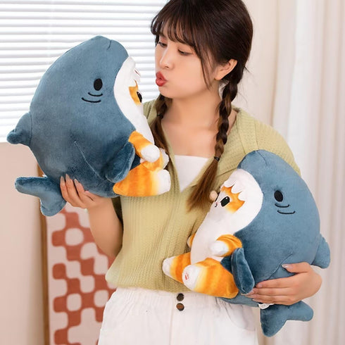 Whale Shark Plush Baby Cat Shark Stuffed Animal Plushies Doll,13" Cat Shark Plush Toy Soft Christmas & Birthday for Girls,Kids,Girlfriend (Shark C...