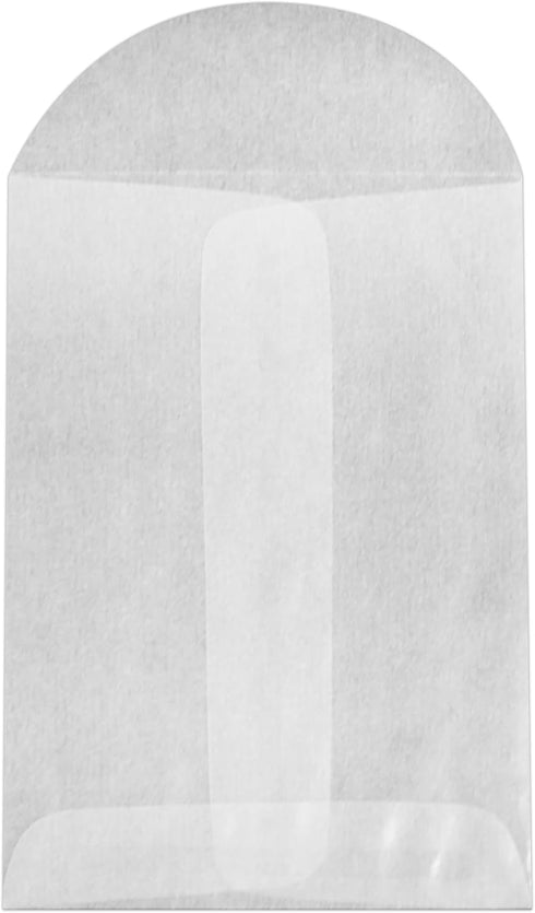 LUXPaper #1 Coin Envelopes | 2 1/4" x 3 1/2" | Glassine | 30lb. Text | 100 Qty...
