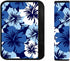 Blue Hawaiian Flowers Car Seat Belt Pillows for Adults, Florals Universal Carseat Covers Strap Pad Head Neck Support for Women Girls Ladies Backpa...