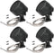 4 Pcs 500W Dome Tweeters Car Speaker, TP-006A High Power Stereo Car Tweeter Mini Dome Tweeter Speakers Surface Mounting on Car Truck and Boat......