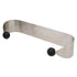 Wood Grip Contemporary Paper Towel Holder - Cabinet & Wall Mountable | Stylish, Space-Saving Design in Satin Nickel | Versatile & Easy Install for...