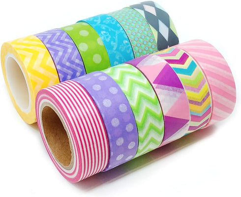 allydrew Washi Tapes Decorative Masking Tapes, Set of 12, ADSET13...