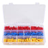 300PCS Butt Splice Crimp Connectors Insulated Electrical Straight Wire Terminal Connectors 10-22AWG Assorted Butt Splice Terminals, Yellow/Blue/Re...