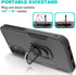 for Samsung Galaxy A15 Case with Tempered Glass Screen Protector,Dual Layer Shockproof Magnetic Kickstand Phone Case with Rotatable Ring Holder fo...