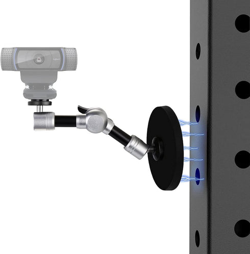 AceTaken Webcam Magnetic Mount,7'' Magic Arm with Magnetic Suction Holder Compatible with Logitech StreamCam C920s Brio C930 C922 C925e C615 and W...