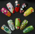3000 PCS Nail Art Slices Polymer Slices DIY Nail Art Supplies Making Kit Decoration Arts Crafts(Leaves Slices)...